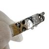 LOUIS VUITTON Brasslet Chain Monogram bracelet Gold Plated Silver mens M00270 Used