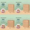 COFLYEE Kraft Paper Takeout Bags