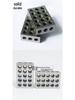 Set Morsetti Regolabili per Fresatrice: Cunei, Blocchi e Imballaggi Paralleli (25-50-75, 23 Fori, 1-2-3 Altezza Uguale)