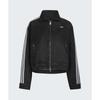 Adidas Originals Fb Denim Lacing Loose Fit Zip Collar Long Sleeve Denim Jacket Women jackets KS1394
