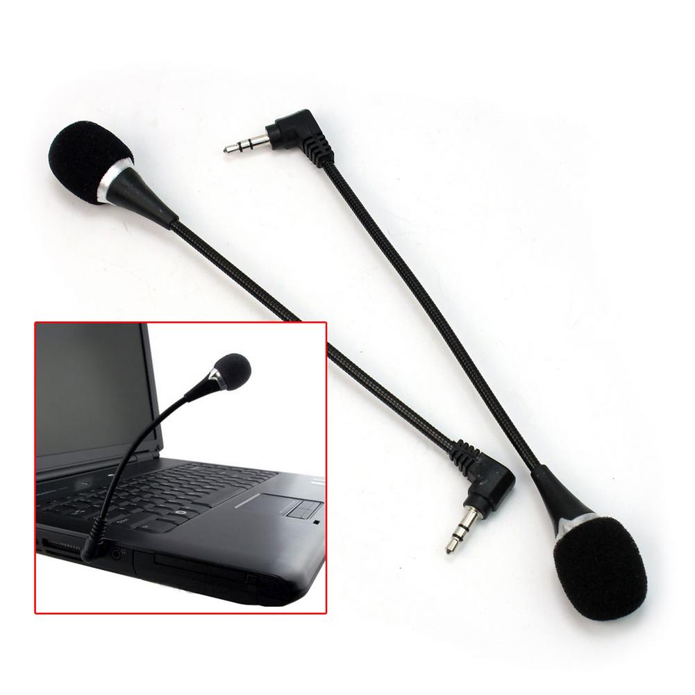 High Quality Mini 3.5mm Flexible Microphone Mic PC Laptop Desktop Skype Yahoo