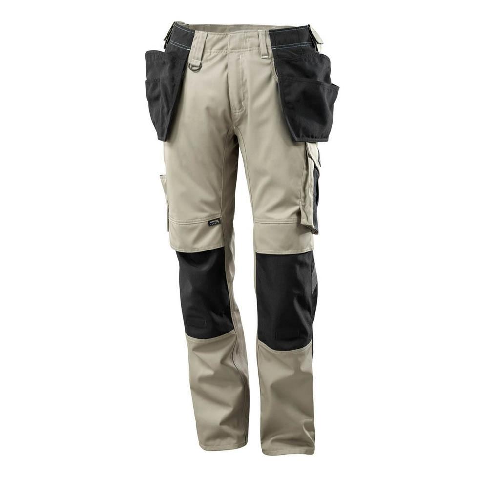 Mascot Mens Unique Two Tone Knee Pad Pockets Work Trousers