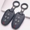 Silicone Smart Key Fob Cover for Peugeot 3008 5008 2008 308 508 Citroen C4 C5 C6 C3 Aircross C4 Picasso with Keychain Smart Remote Key Protector