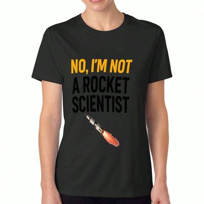 Rocket Mission Control Women's Cotton T Shirt, Premium Cotton Graphic, In Case Of Loss Contact Mission Control Print, Durable, Casual And Fashionable