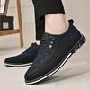 Fashion 2025 Summer Autumn Leather Men Shoes Casual Shoes Lace-Up Loafers Business Wedding Dress Shoe Big Size 38-48 Botas Para Hombre