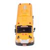 Yellow School Bus Model Toy Plastic Car Play Vehicle Figure with Opening Doors Lights Sounds