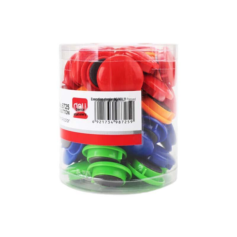 Deli 8725 Colorful Magnetic Pushpins