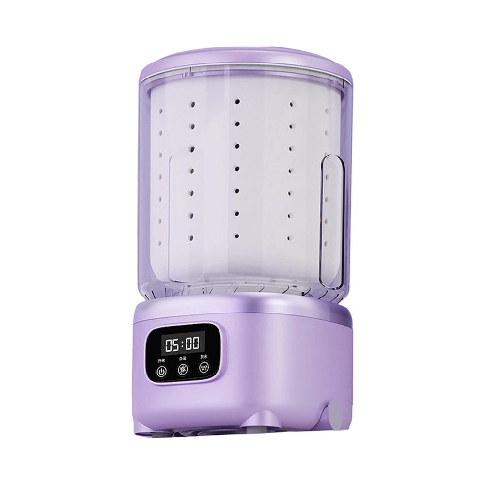 Portable Wireless Mini Washing Machine with 3000mAh Battery and Automatic Cleaning for Delicate and Baby Clothes