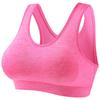 Schwarzer High Impact Racerback Sport-BH mit atmungsaktivem Mesh-Futter für Laufen, Fitnessstudio und Training