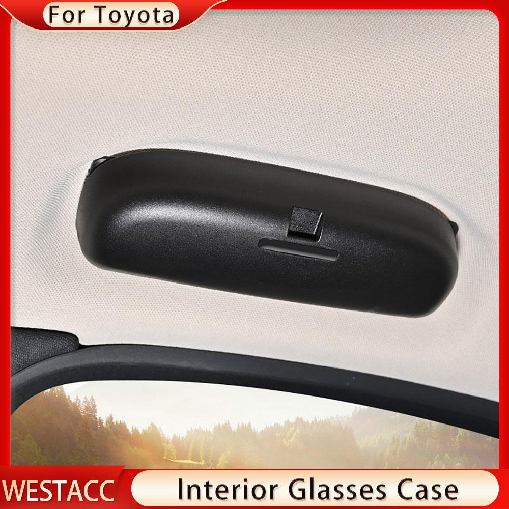 Étui à lunettes de voiture, boîte pour Toyota Corolla C-HR CHR RAV4 Camry Prius Reiz Venza Highlander Prado Sequoia 2014 – 2022