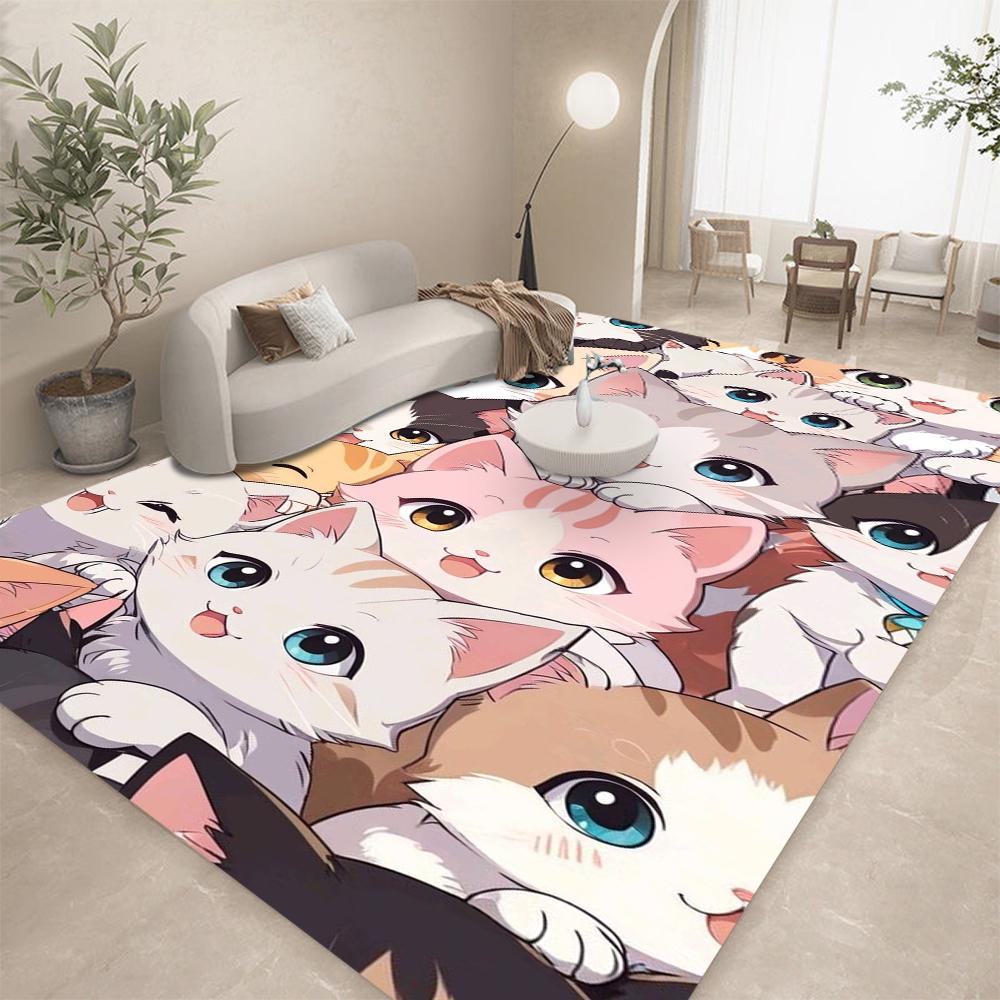 Many Cute Cats Children's Bedrooms Bedside Decorations Carpets Living Rooms Sofas Carpets Leisure Coffee Tables Mats Carpets