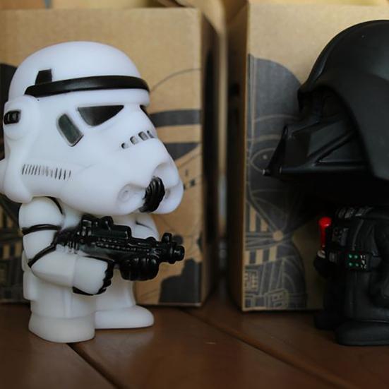 Cute Star Wars Darth Vader Stormtrooper Model Action Figure Toy Car Ornament