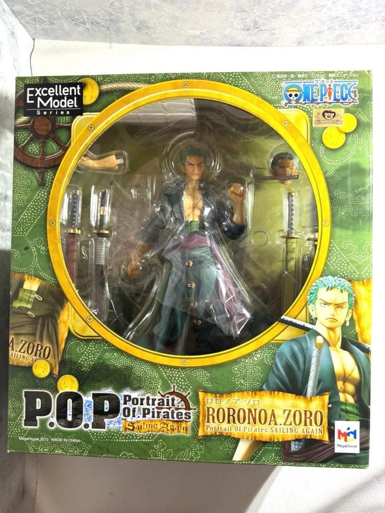 [USED]Excellent Model P.O.P ONE PIECE "Sailing Again" Roronoa Zoro 1/8 Scale Figure MegaHouse