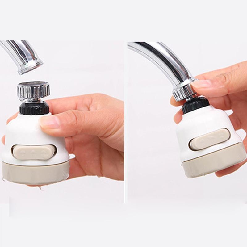 Pressurized 3 Modes Water Saving ABS Faucet Aerators Water Tap Nozzle Filter Splash-proof Faucets Bubbler for Kitchen Bathroom