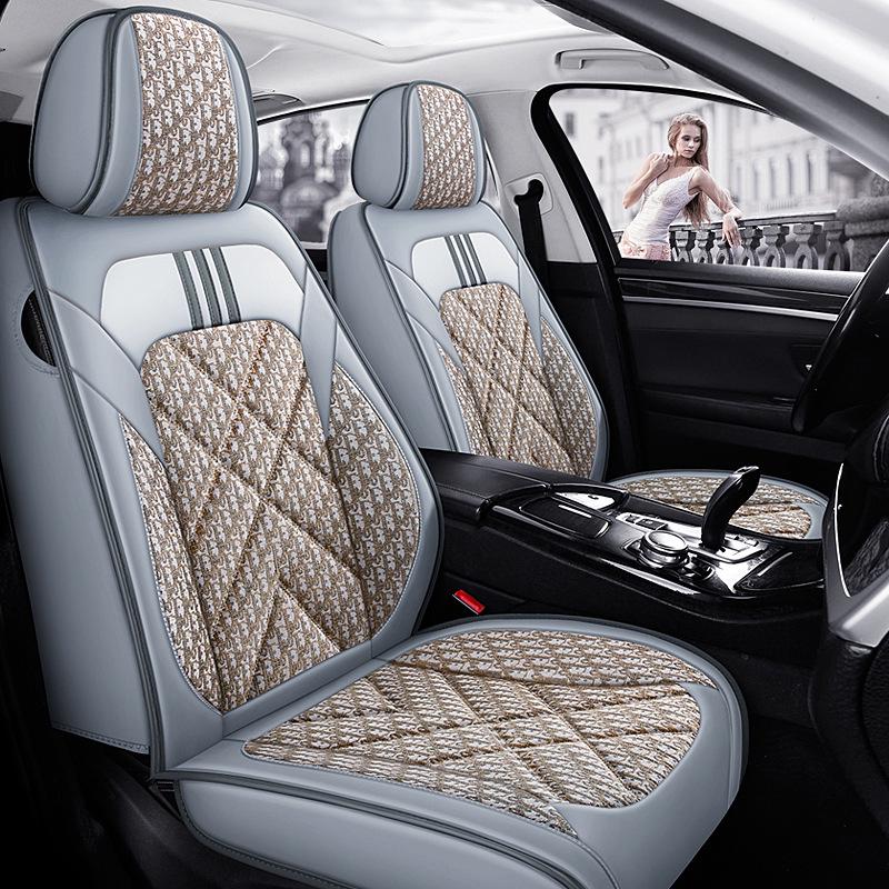 Five-Seat Full Wrap Universal Car Seat Cushion Cover for All Seasons