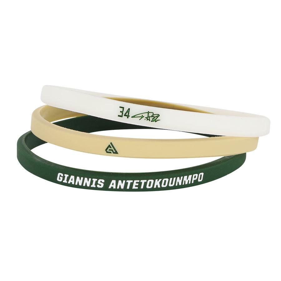 Custom NBA World Star Basketball Player Silicone Bracelet Three-Piece Set - Thin Style