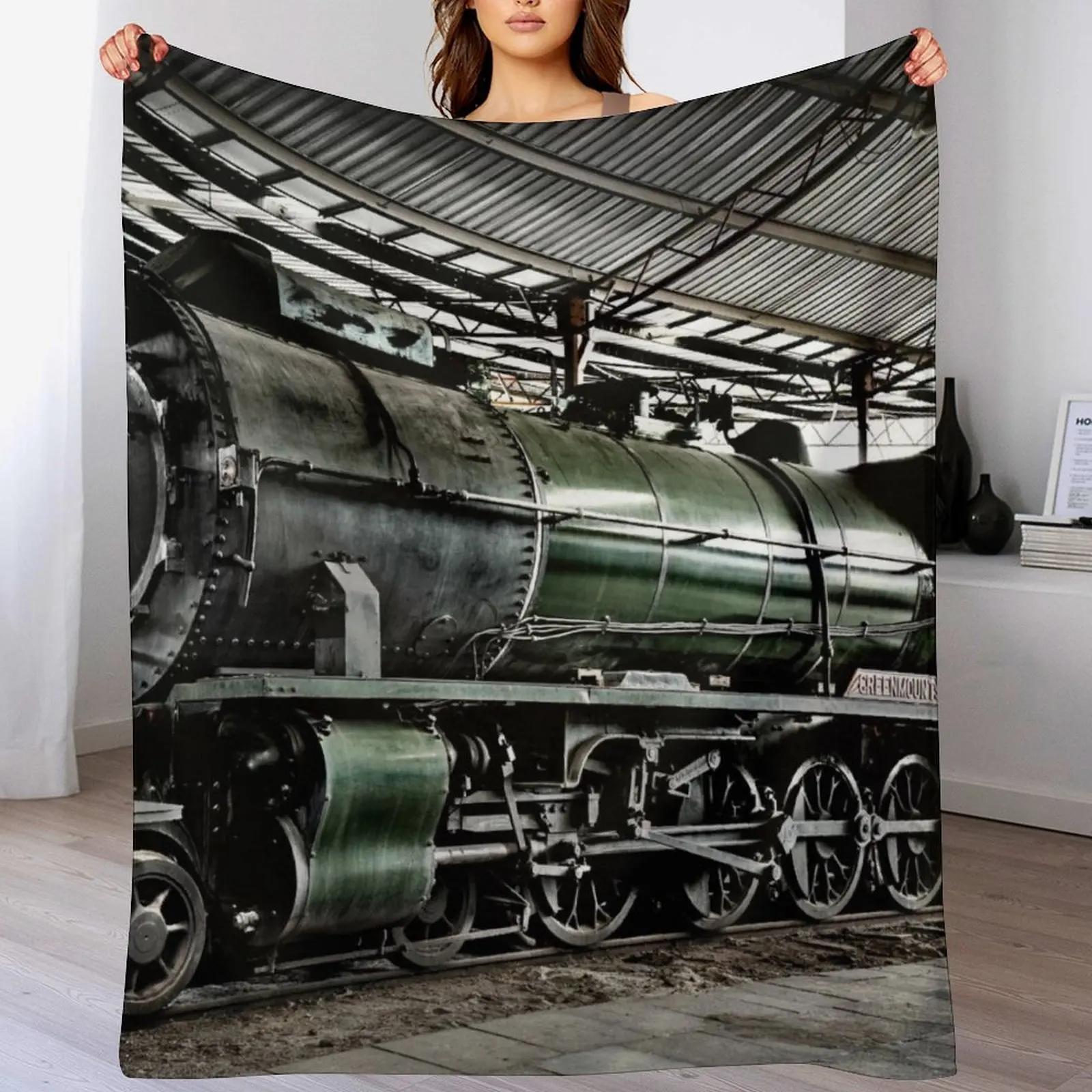 

Steam Locomotive Greenmount No S 549 Throw Blanket Thin Soft Blanket for Summer Night Sleeping 102x76cm(40x30in)