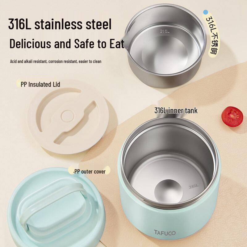 TAFUCO Stainless Steel Thermal Lunch Box