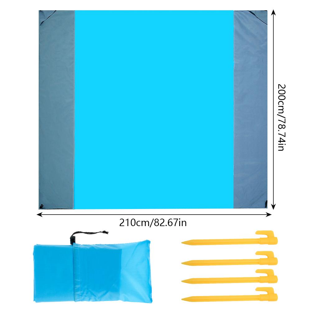 Beach Mat Outdoor Camping Mat Waterproof Beach Blanket Large Floor Mat for Home Outside Travel Rug Camping Tent Mat Picnic Rug