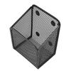Magnetischer Stifthalter Multifunktionaler Metallgitter Schreibwaren Organizer Aufbewahrungskorb für Kühlschrank Whiteboard