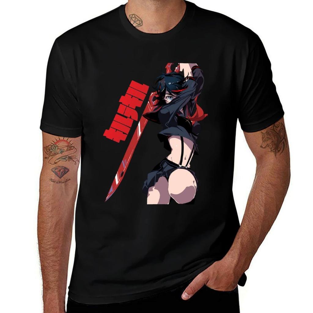 Kill La Kill Ryuko Matoi Tshirt Gym Wear Breathable Short Sleeve Tee