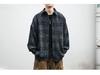 Men's Retro Plaid Wool Jacket - Long Sleeve, Versatile Casual Coat for Spring and Autumn