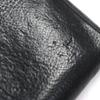 Great CHROME HEARTS Purse REC ZIP Black Leather Mens Used