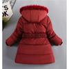 Autumn Winter Girls Jacket Keep Warm Hooded Windproof Outerwear Birthday Christmas Girls Coat 4 5 6 7 8 9 10 Years Kids Clothes