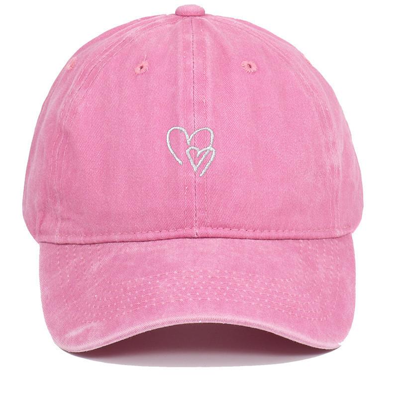 Classic Cotton Baseball Cap With Embroidered Letters For Casual Outdoor Wear