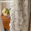 1PC NAPEARL 70-85% Shading Blackout Curtain Printed Flower Curtains Window Drapes For Living Room
