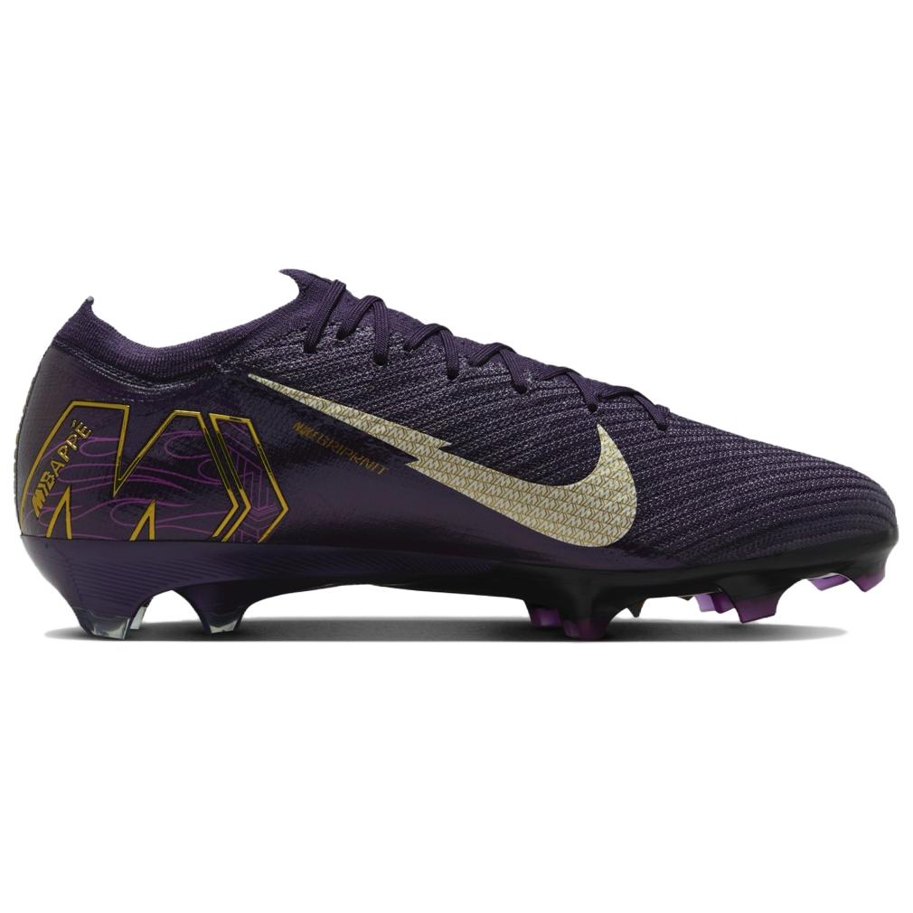 Nike Kylian Mbappé X Zoom Mercurial Vapor 16 Elite FG Grand Purple Men Sneakers Pale-Ivory FQ8683-500