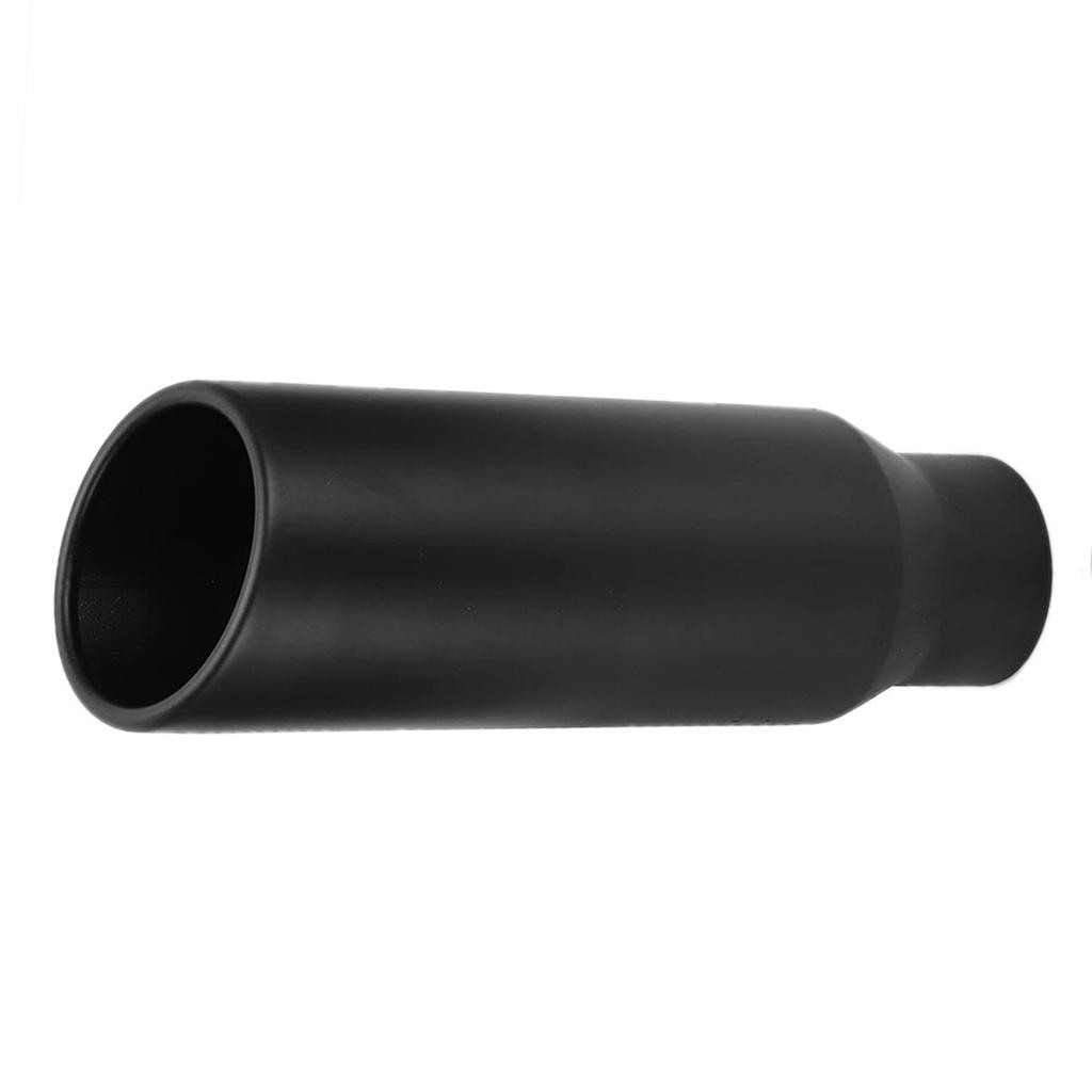 Car Exhaust Pipe Stainless Steel 80mm 3.1in Inlet 102mm 4in Outlet Universal Tail ThroatBlack