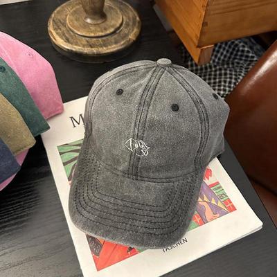 Baseball Cap Men Women Embroidery Cartoon Soft Top Casual Vintage Spring Summer Hats For Women Dad Hat Trucker Cap Vintage Steet