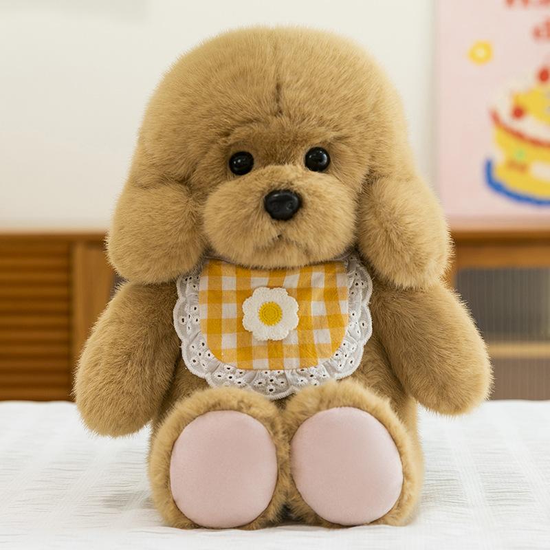Cute Labrador Doll Plush Toy Puppy Doll Baby Comforting Doll Children's Day Gift Girl