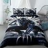 Black Panther Duvet Cover Set Uk Single Double King Us Twin Full Queen King Bed Linen Set