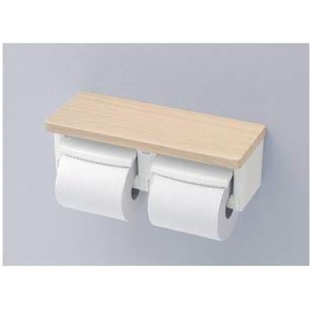 TOTO YH601FMR Toilet Accessory, Double Cigarette Roll with Shelf, Coreless Paper Compatible Type,...