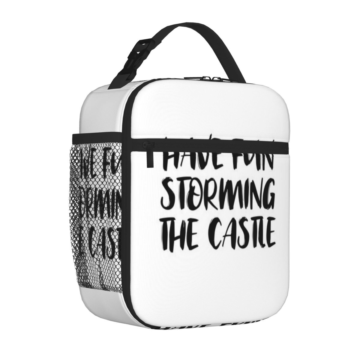 Bestselling Have Fun Storming The Castle Picnic Style Bento Bag Elementary School Sports Lunch Bag One Size