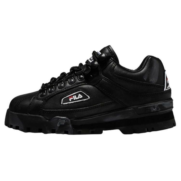 FILA Прочные Легкие Низкие Повседневные Кроссовки Мужские Черные 1RM01951D_001 41