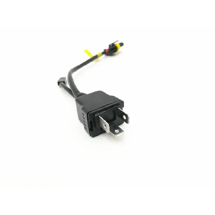 HID Xenon bulb H4 H/L wiring harness controller H4 flexible small relay cable wires H4 Bi-xenon small cable wires