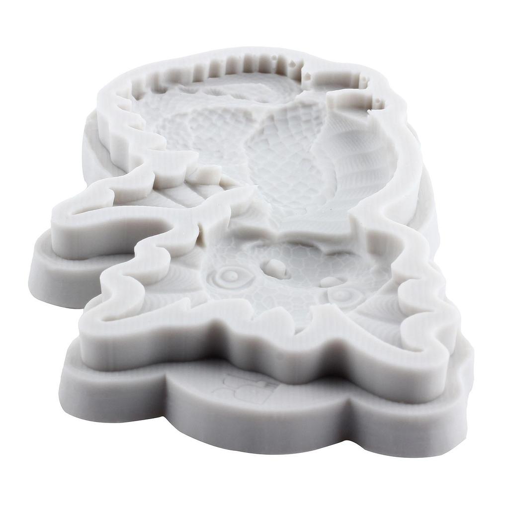 Drage Silikonform Flygende Drage Fondantformer Kakedekorasjonsverktøy Temakake Dessert Dekorert Sjokolade Godteri Form