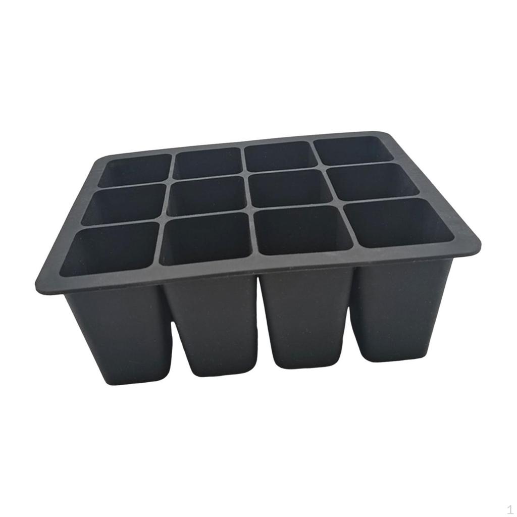 12 Compartment Planting Trays for Gardening Enthusiasts