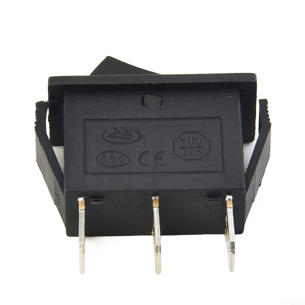 Rocker Switches 16A 250VAC 3 Position Accessory Black