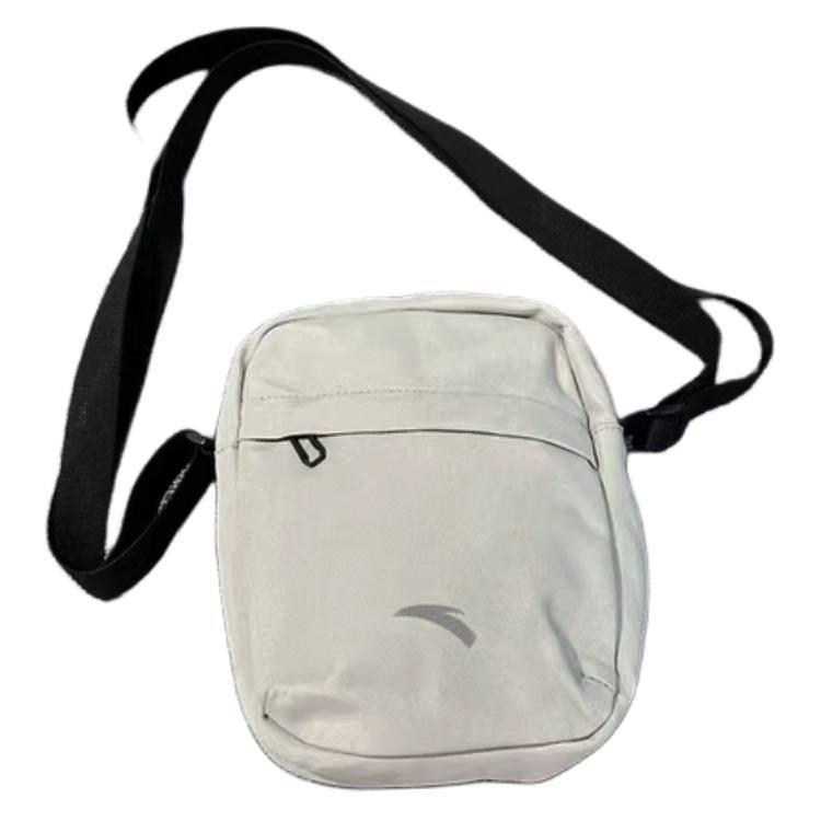 New Anta Fabric Crossbody Bag Shoulder Bag Regular Unisex Corn White 192357122-3