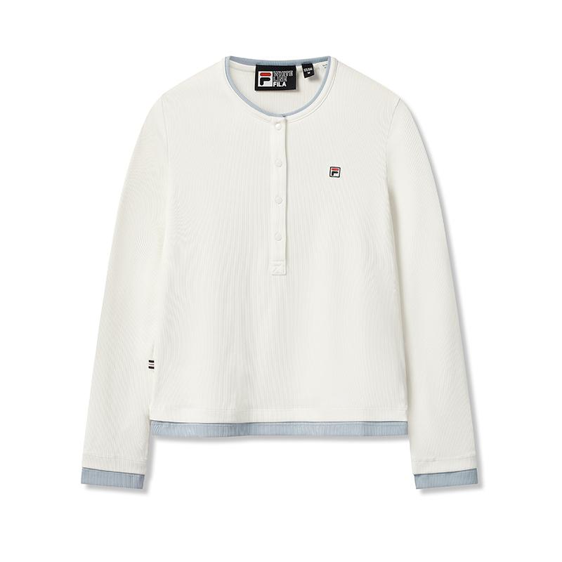 New FILA Heritage T Shirts Women's Cloud White F11W548214F-WT