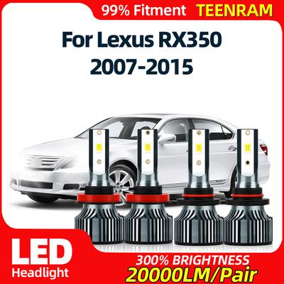 240W Car LED Headlight Bulbs 40000LM Auto Headlamps 12V High Low Beam For Lexus RX350 2007-2009 2010 2011 2012 2013 2014 2015