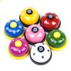 8 Colorful Bone Printing Dog Training Bell Equipment Small Plastic Agility Equipment Waterproof Sounder Press for Cats Custom