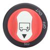 Battery Knob Switch Power Cutoff Isolator Electrical Disconnect Switch ON OFF OUT Adjustment DC50V