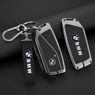Legierung Leder Auto Smart Key Hülle Abdeckung Schale Zubehör für 7er Serie G70 G09 XM U06 G81 M3 2023 i7 X7 G07 LCI iX I20 X1 U11