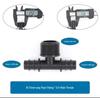 Complete Set of Barbed Pipe Fittings: Drip Irrigation Connectors Direct Elbow Tee Plug for 16/20/25mm Pipes