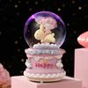 Boîte à musique boule de cristal Cœur de fille Artisanat Décoration de bureau Maison Bureau Décoration de Noël Anniversaire Mariage Boîte à musique Décoration Cadeau